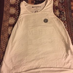 Pure barre , side tie tank top